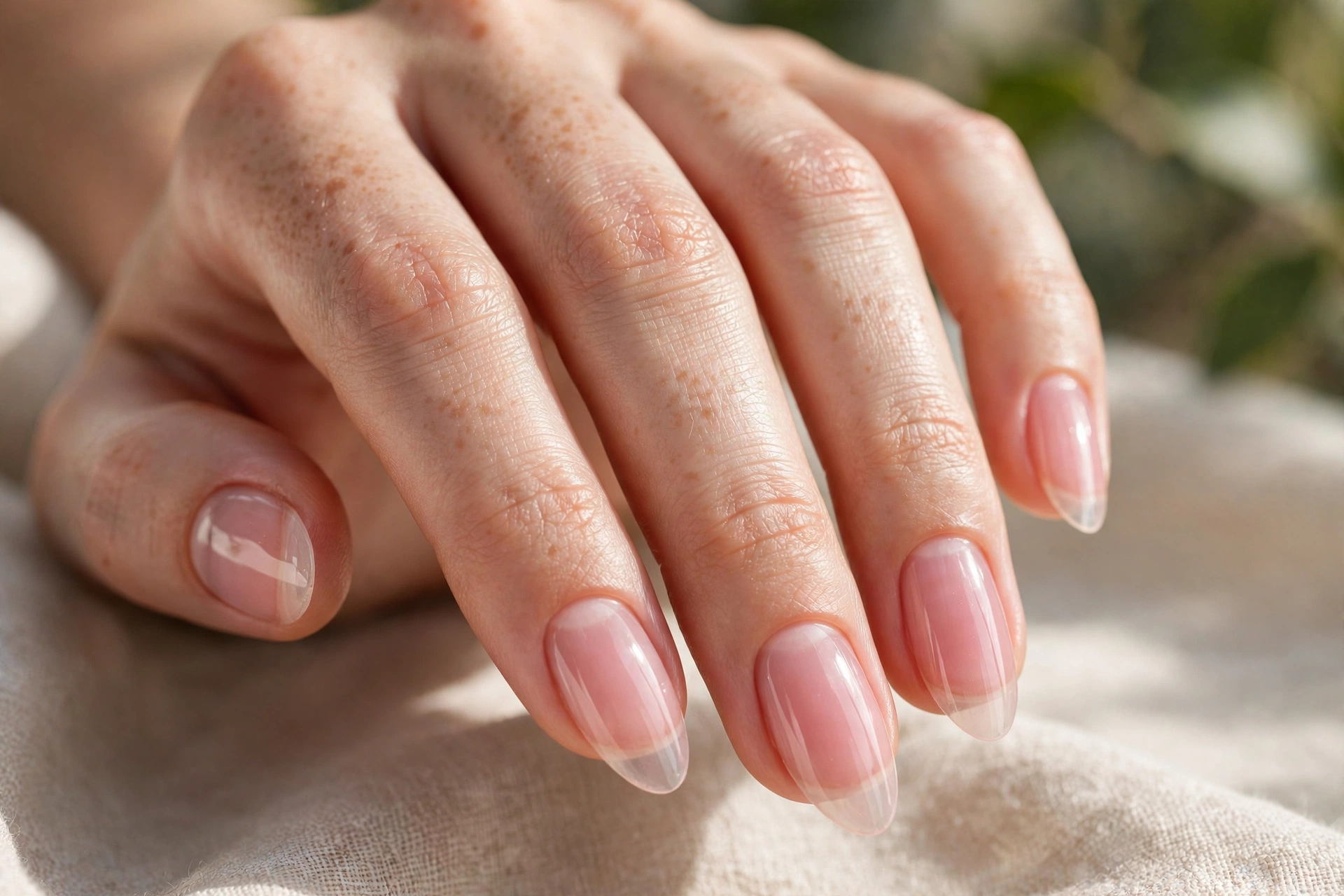 sheer pink builder gel nails gel nail designs