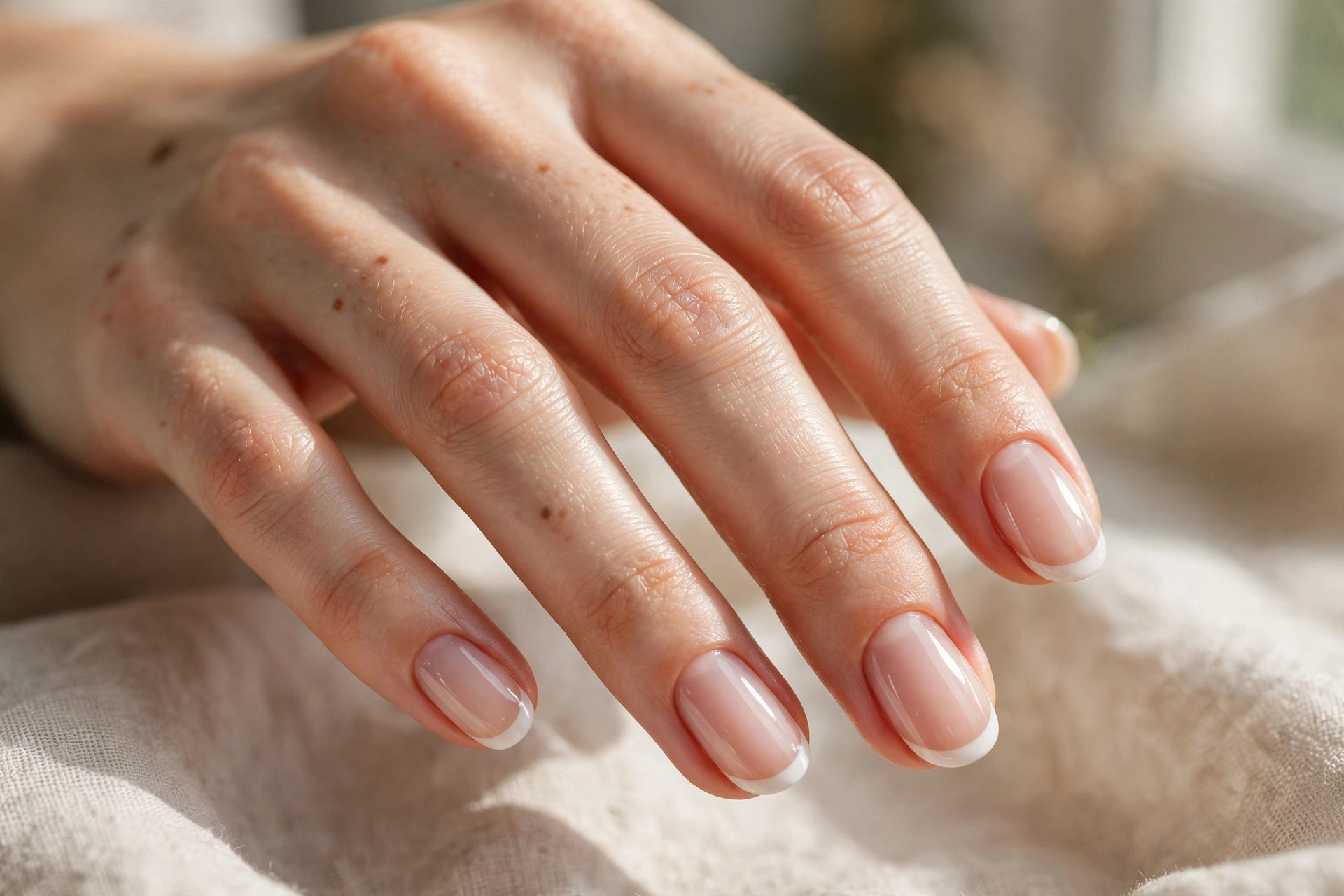 classic french gel manicure gel nail designs