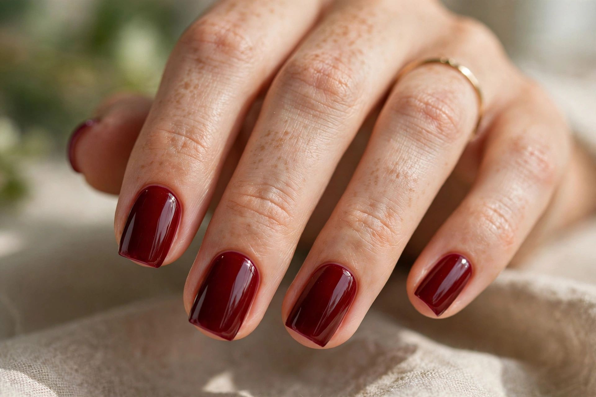 deep red gel nails gel nail designs