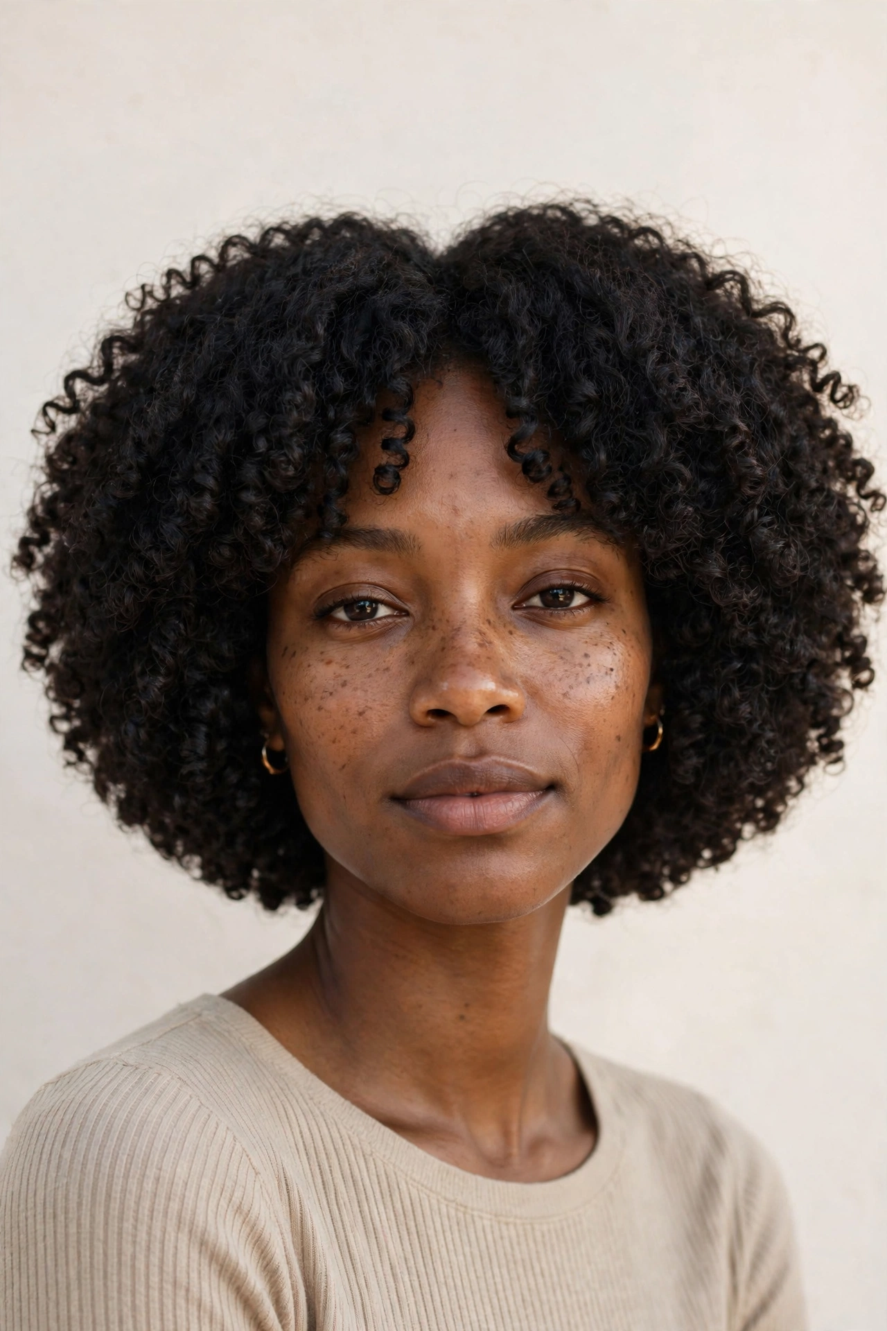 Curly bob with defined natural coils, a gorgeous short bob hairstyle idea