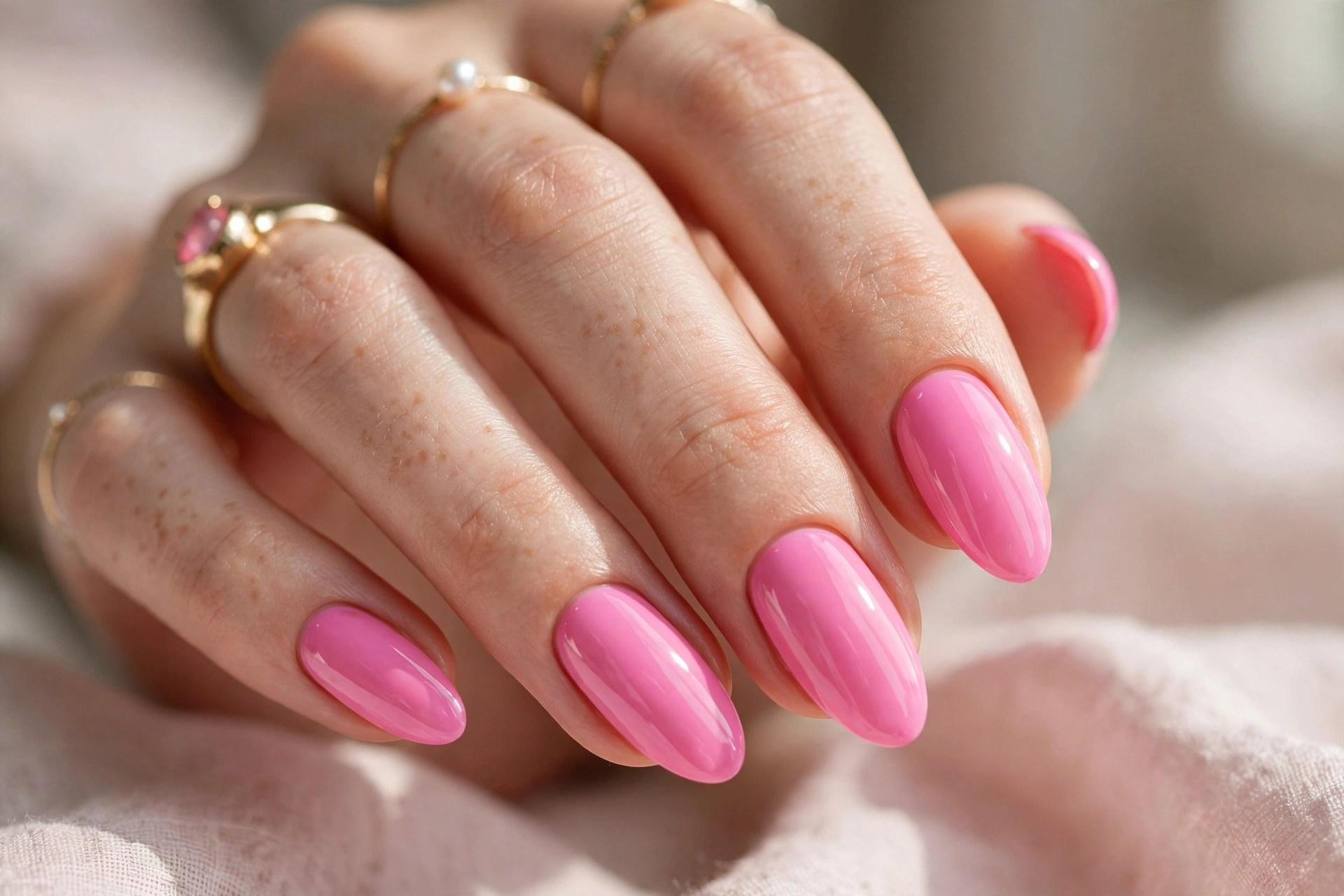 barbiecore bubblegum nails summer nail designs