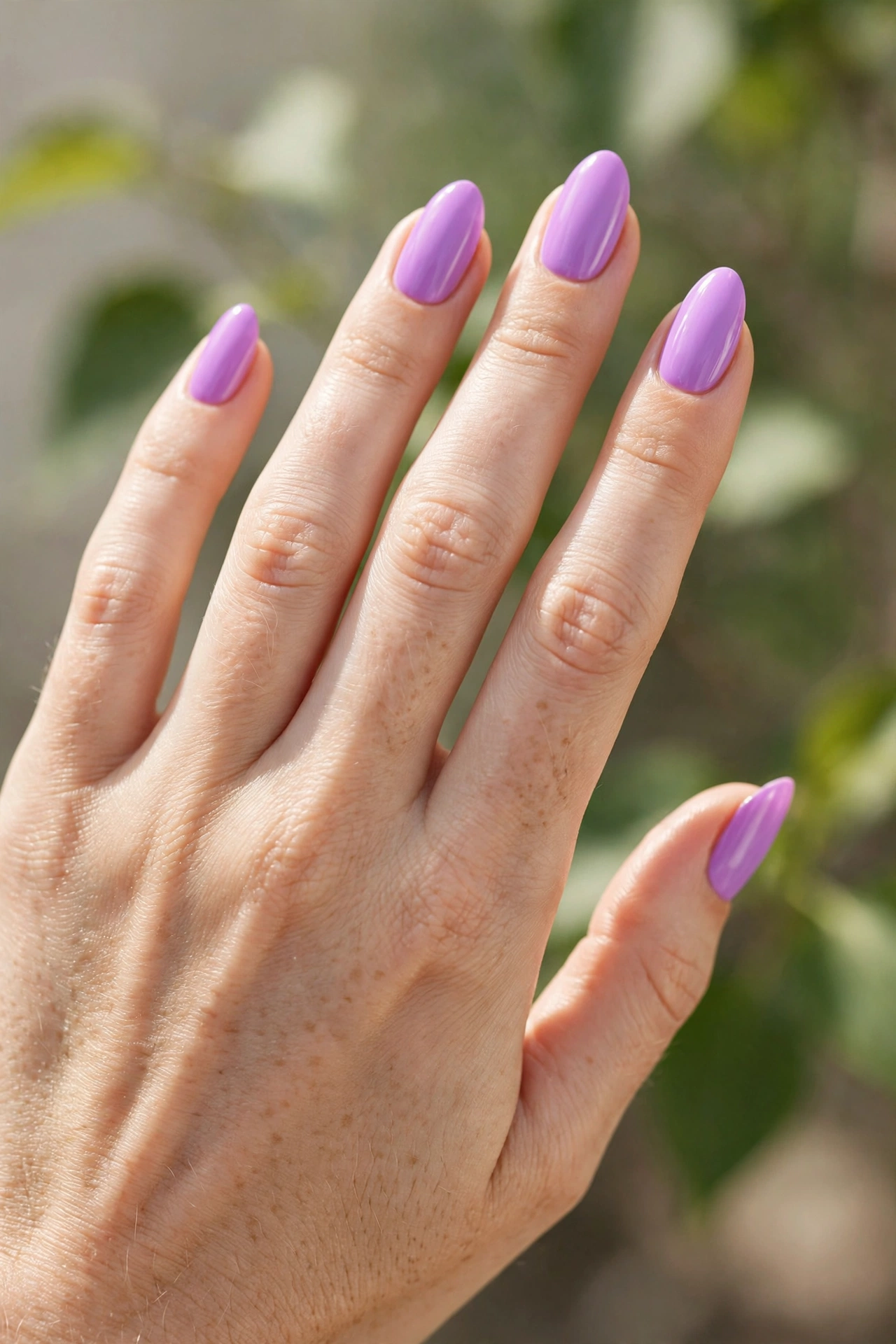 bright lilac nails summer nail designs